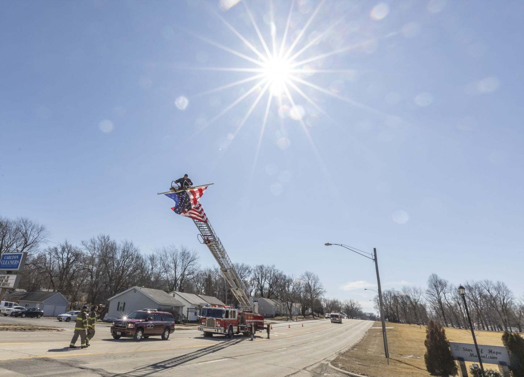 Burial service of Lt. Eugene Lasco